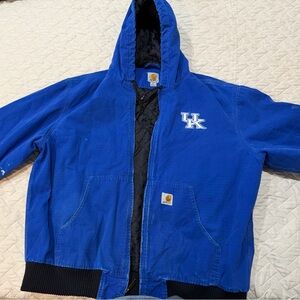 Carhartt Unviersity of Kentucky Royal Blue hooded Jacket